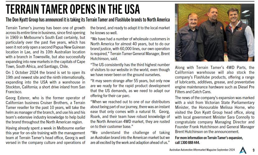USA Opening